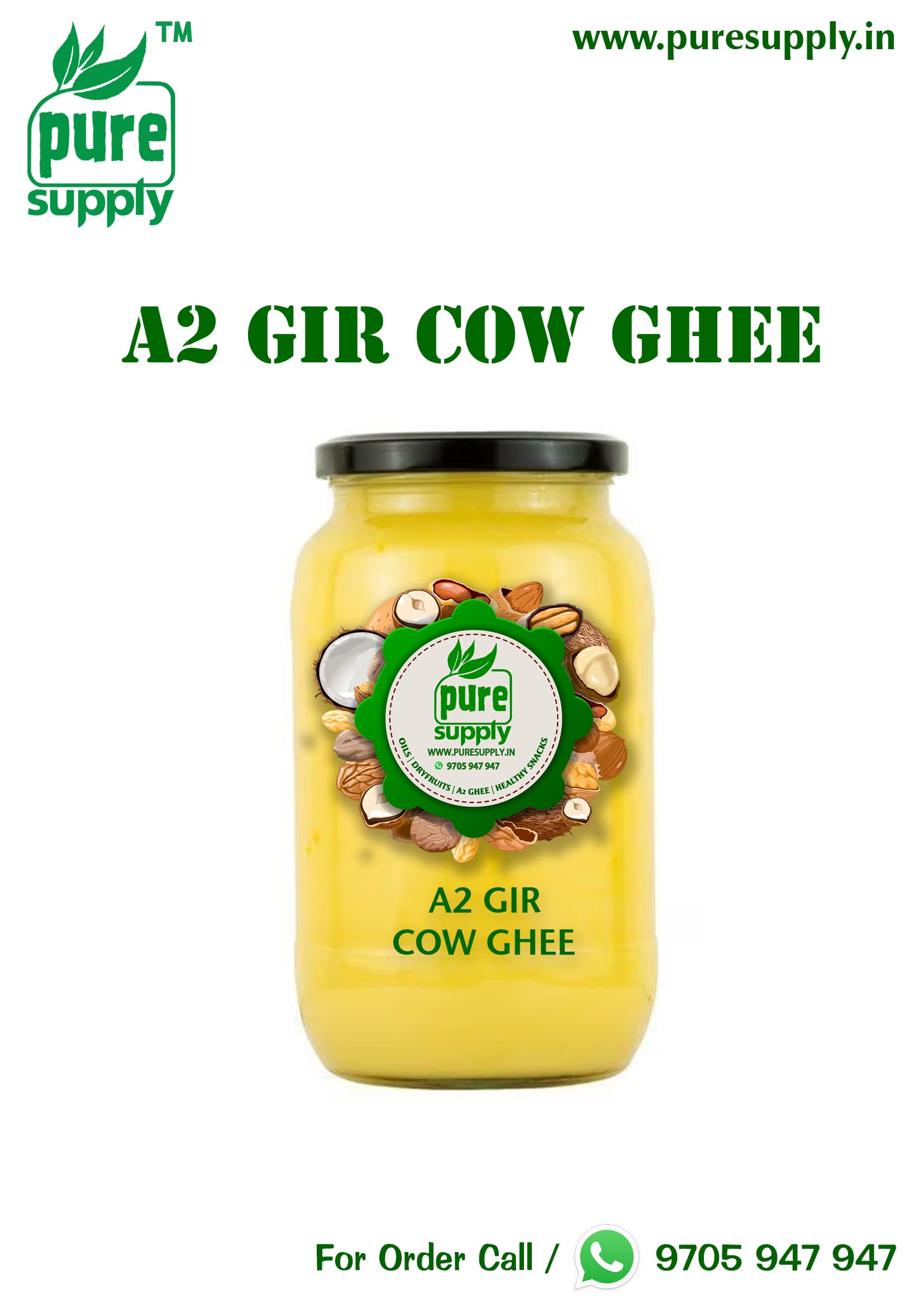 A2 Gir PURE Cow Ghee view 2