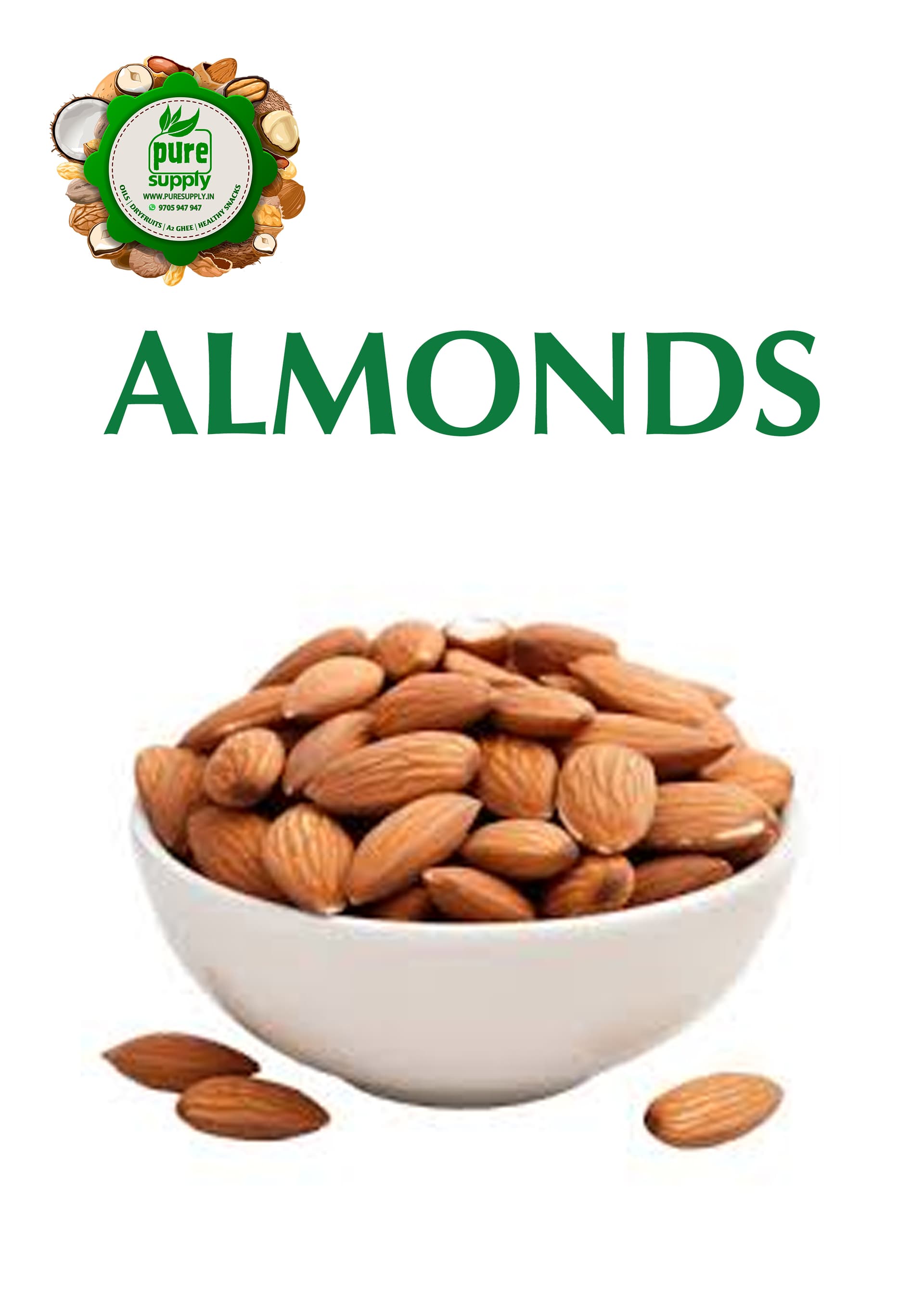 Almonds view 2