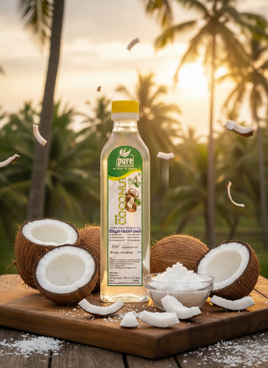 Coconut Cold Press Oil view 2