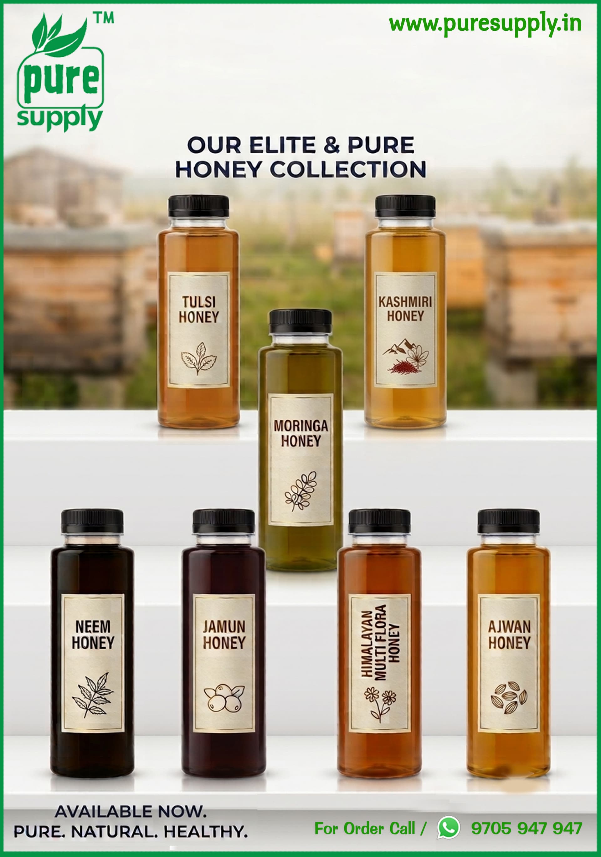 Multi Honey — wood pressed organic product